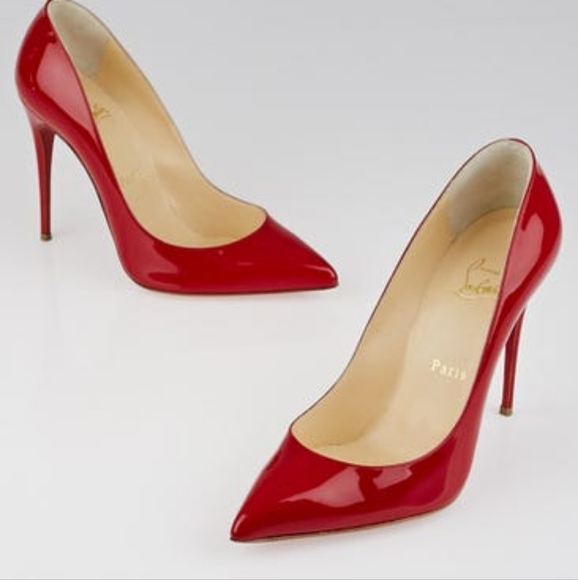 Christian Louboutin Shoes - Christian Louboutin pointed toe pigalle follies 100 red pumps
